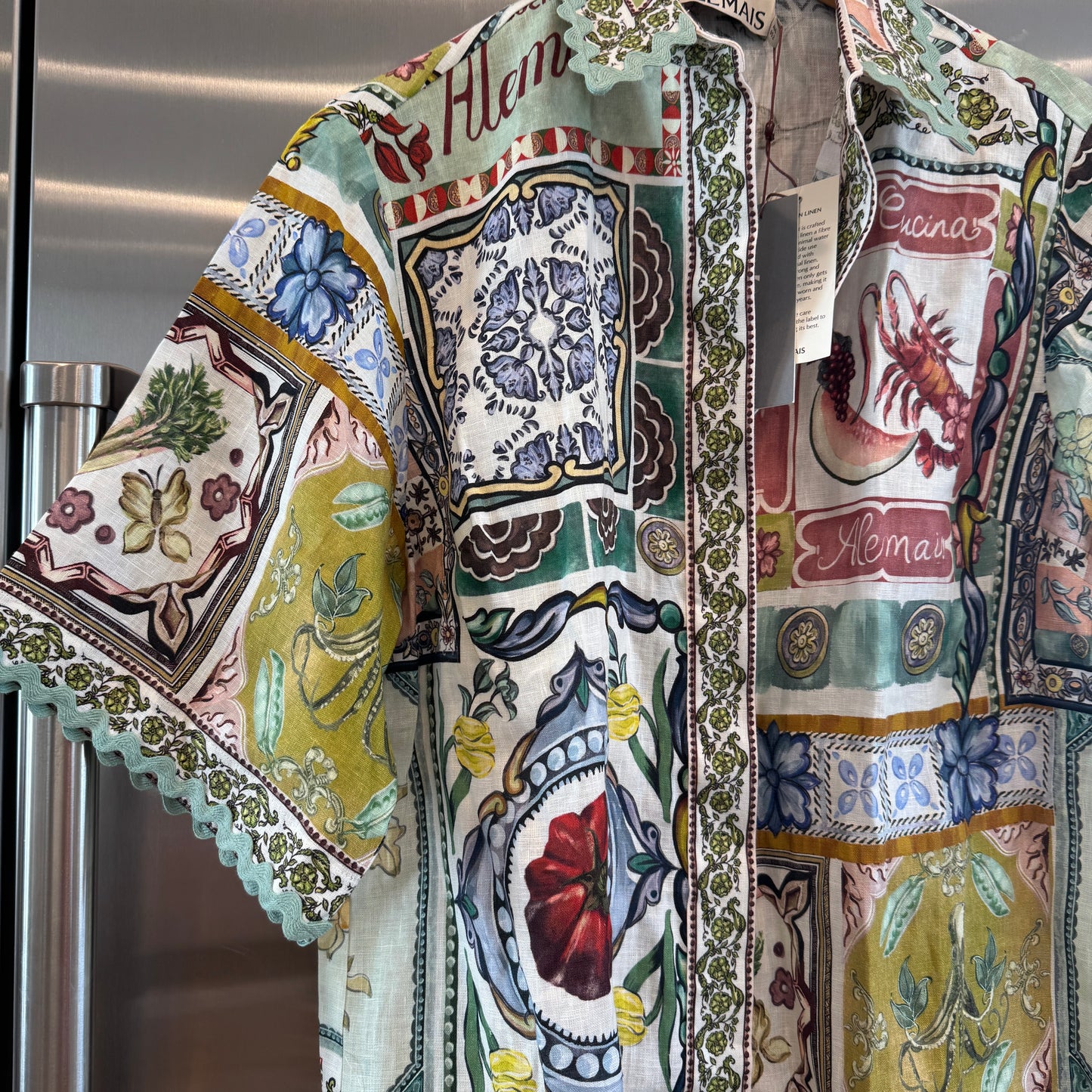 Alemais Tommasina Linen Button Down Shirt