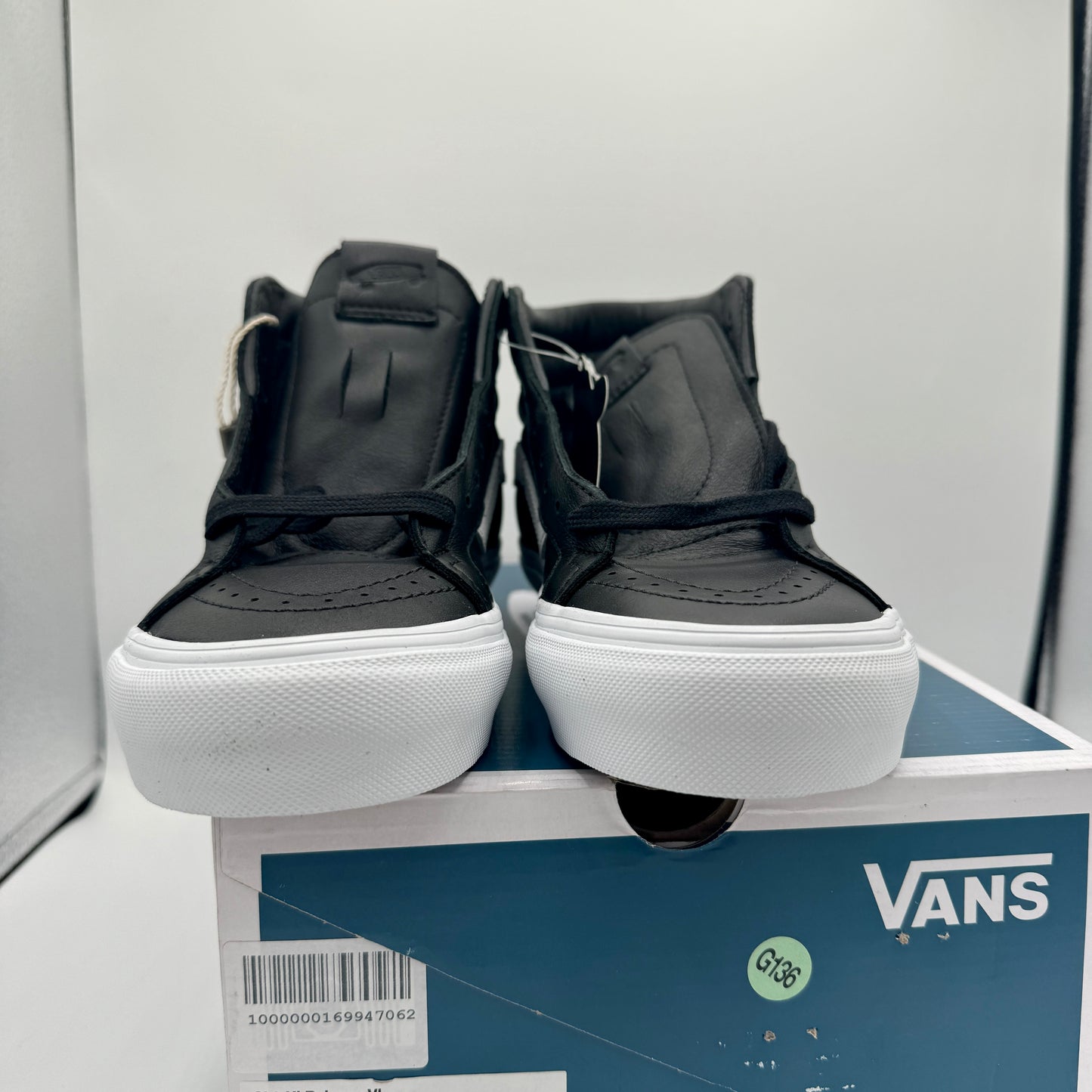 Vans Sk8 Hi Reissue VI Shoes Black Dream Leather High Top Sneakers Vault NEW