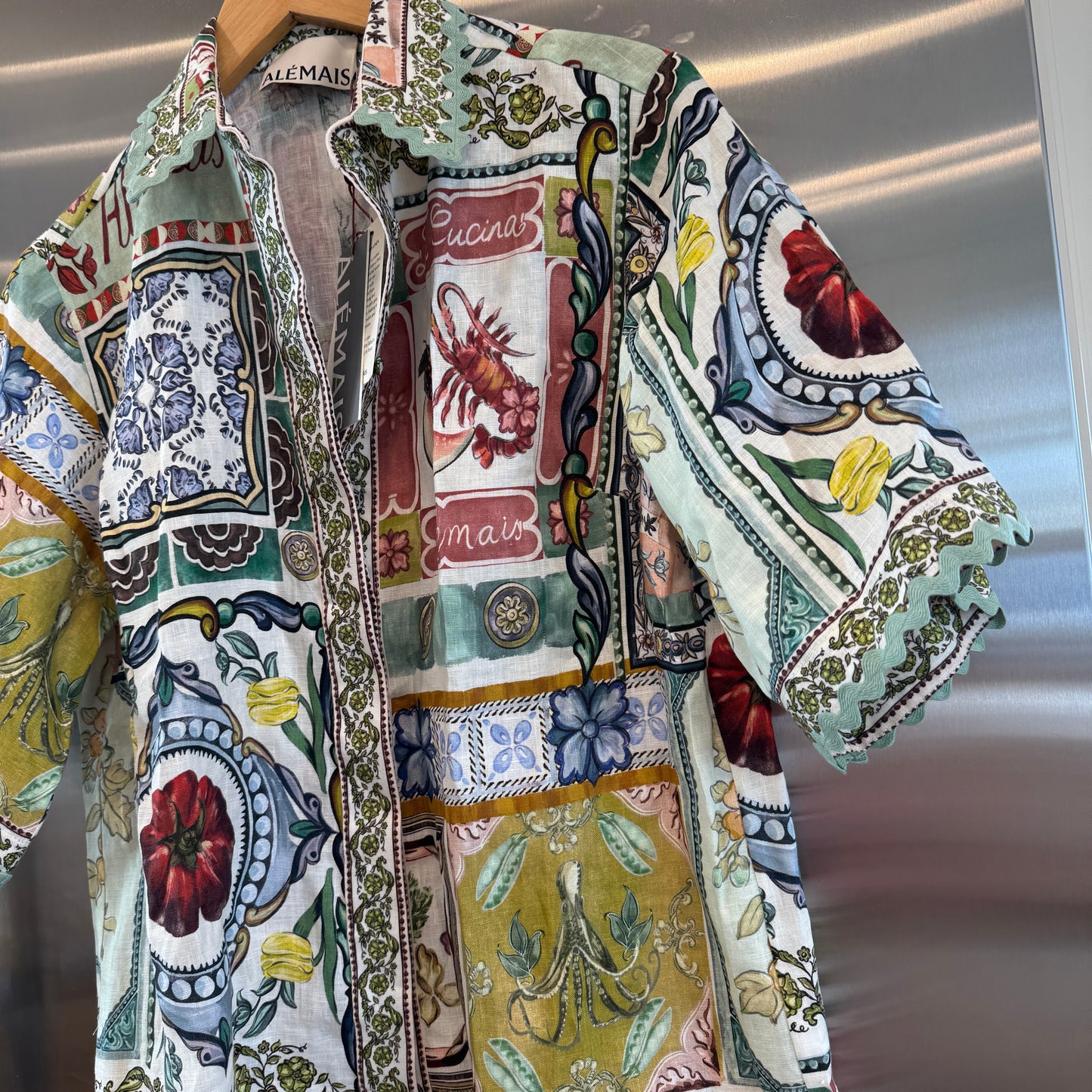 Alemais Tommasina Linen Button Down Shirt