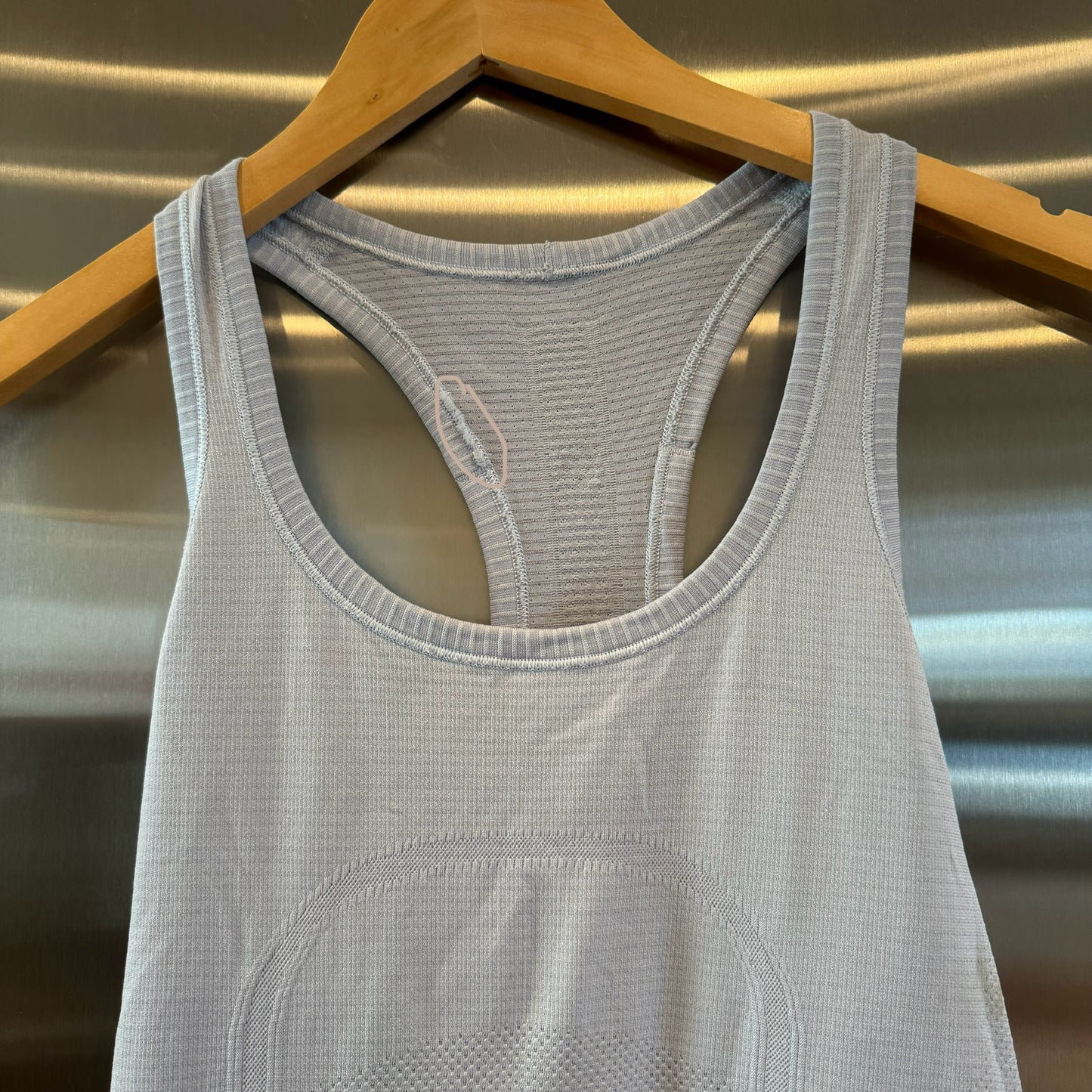 Lululemon Swiftly Tech Racerback Tank Top Caspian Light Blue Lightweight Pre-Owned