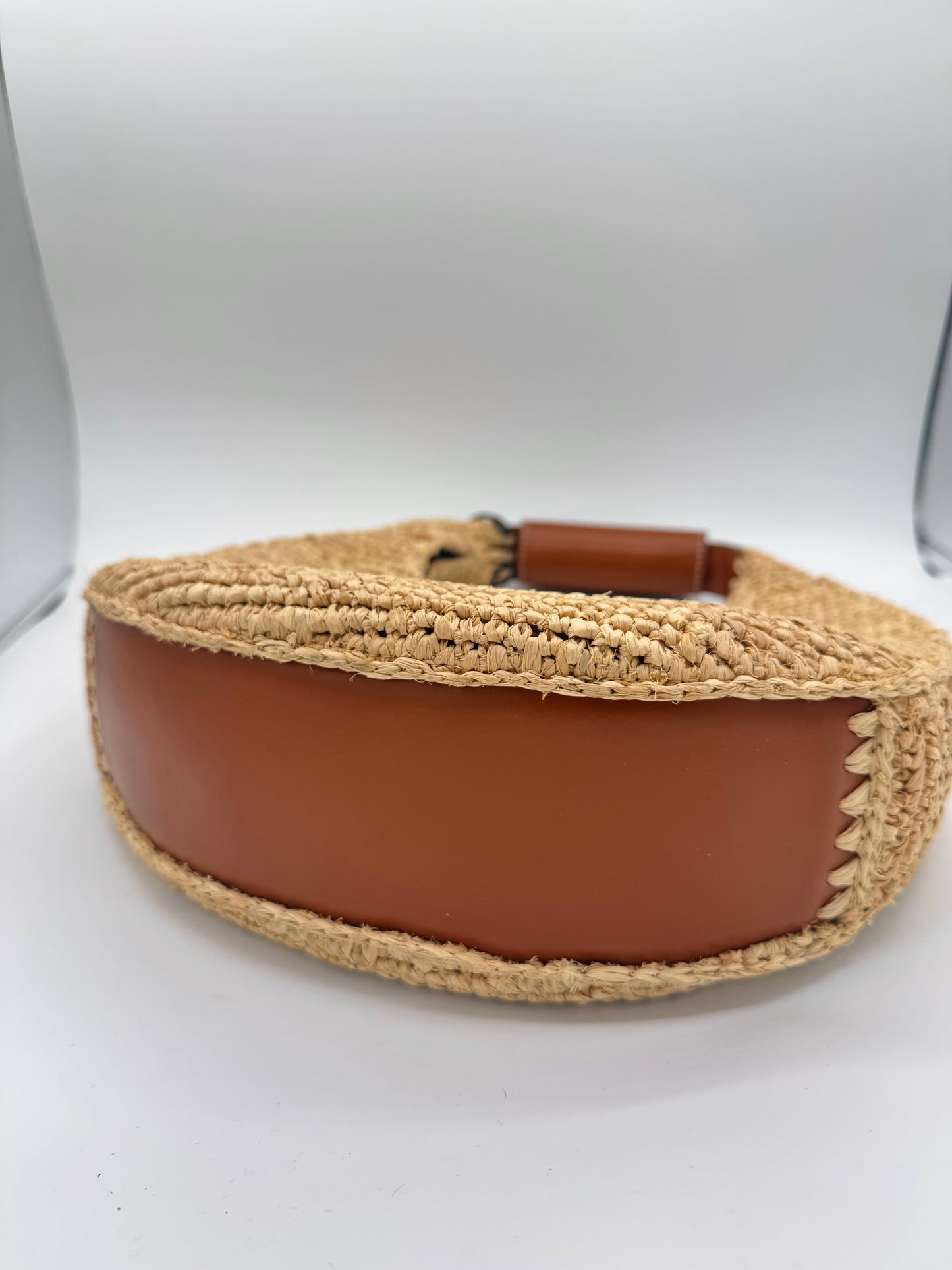 Staud Moon Bag - Natural Raffia