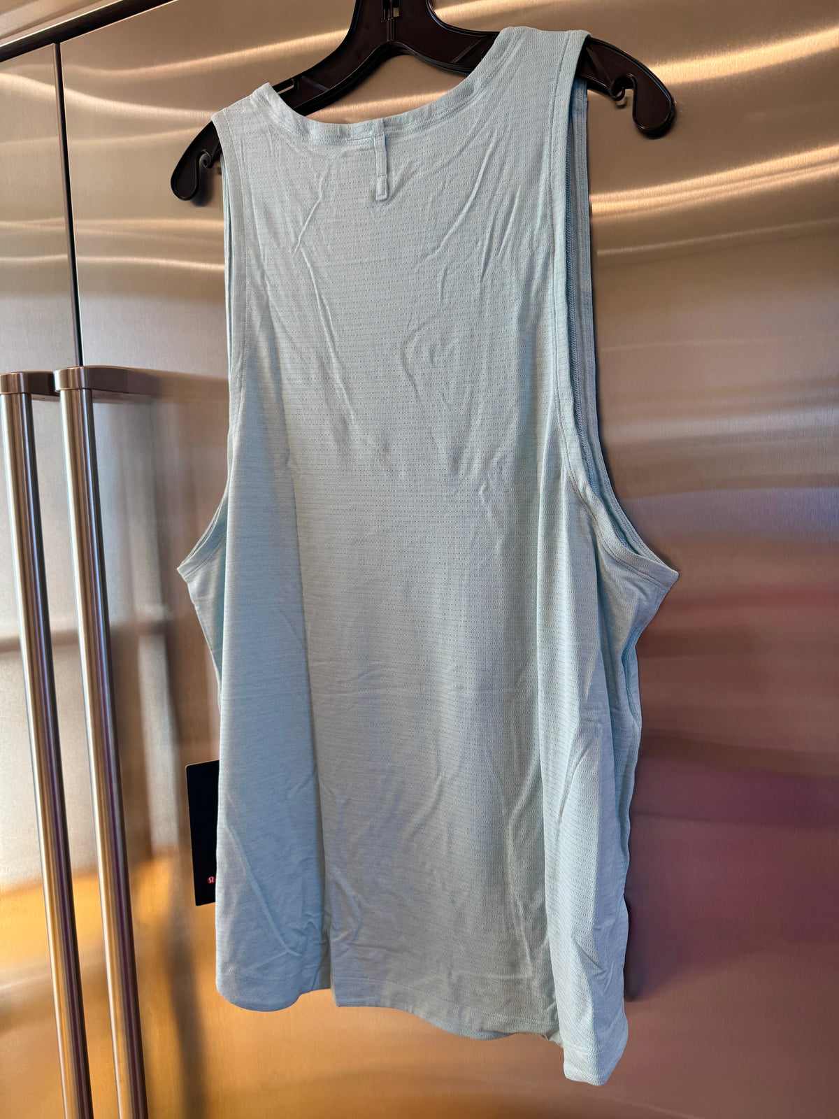 Lululemon License to Train Top , Mens Tank Top in Foam Cloud Blue