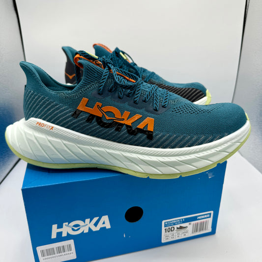 Hoka Carbon X 3 Running Shoes in Blue Coral Black , Hoka One One , Race X3