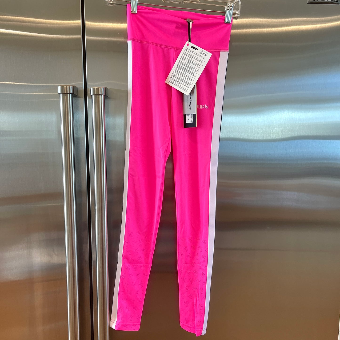 Palm Angels Women’s Track Leggings Pink Fuchsia Sports Athletic Pants Tights