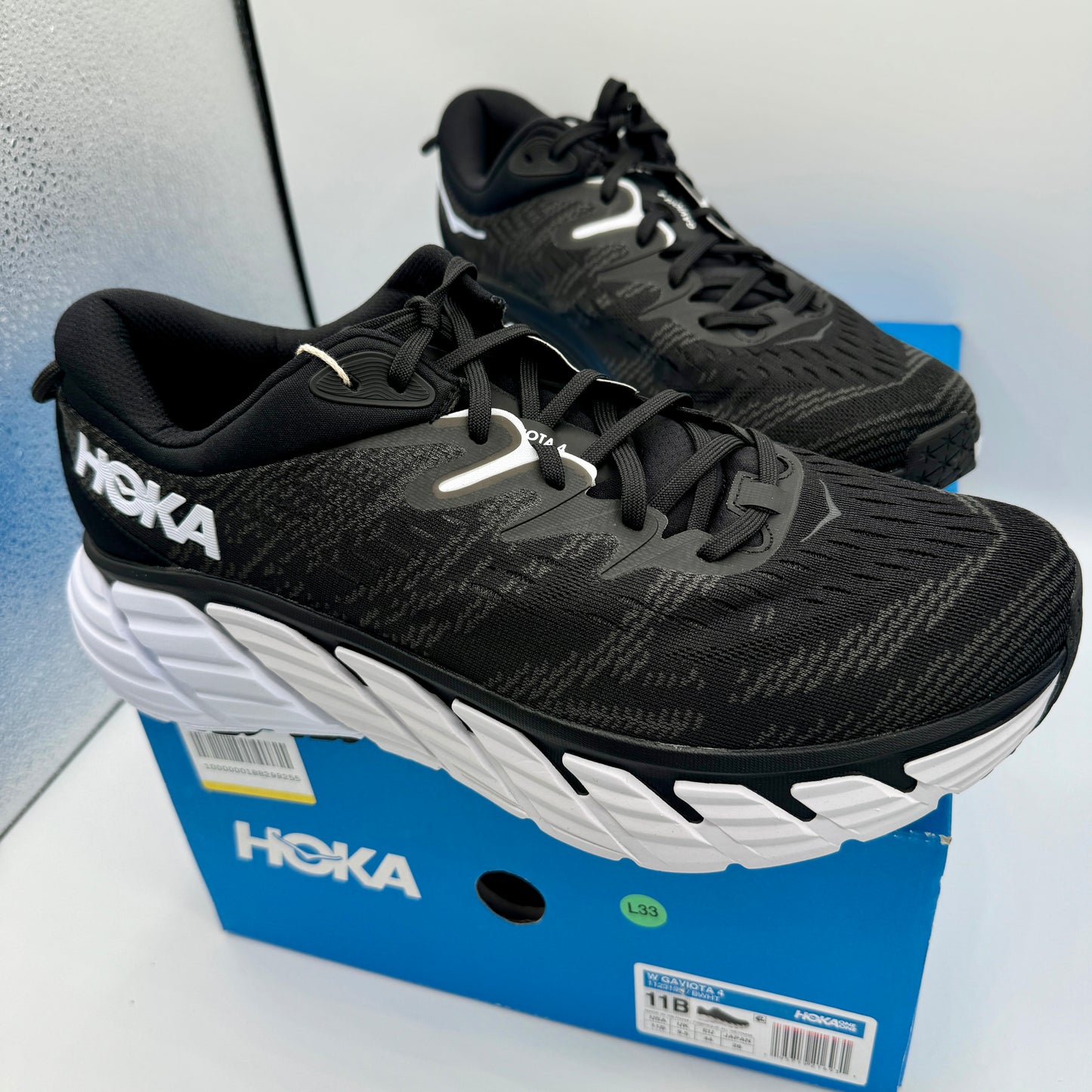 Hoka Gaviota 4 Women's Running Shoes black / white - cushioned