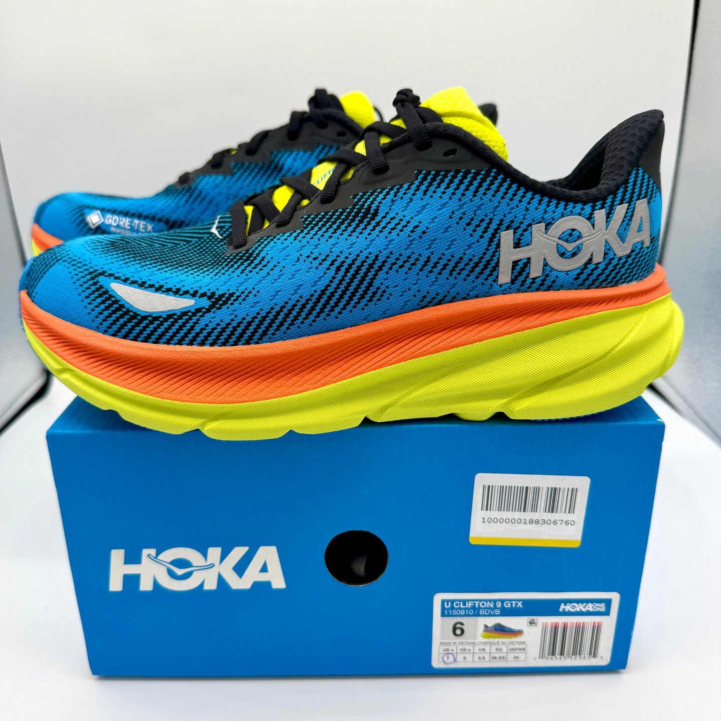 Hoka Clifton 9 GTX Waterproof Gore Tex Unisex Hoka One One Running Shoes NEW