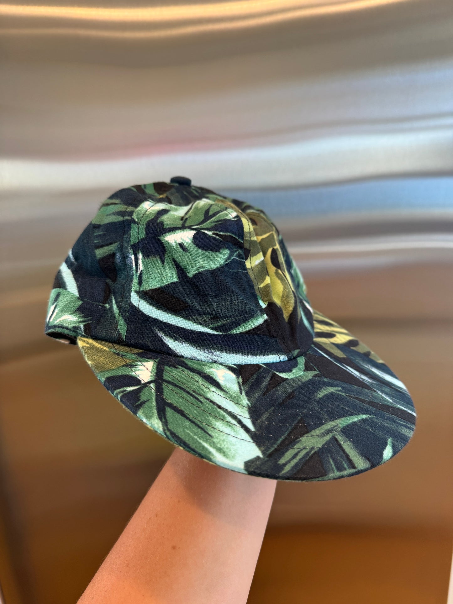 American Apparel Jungle Forest Hat , Green Leaf * Pre-Owned *