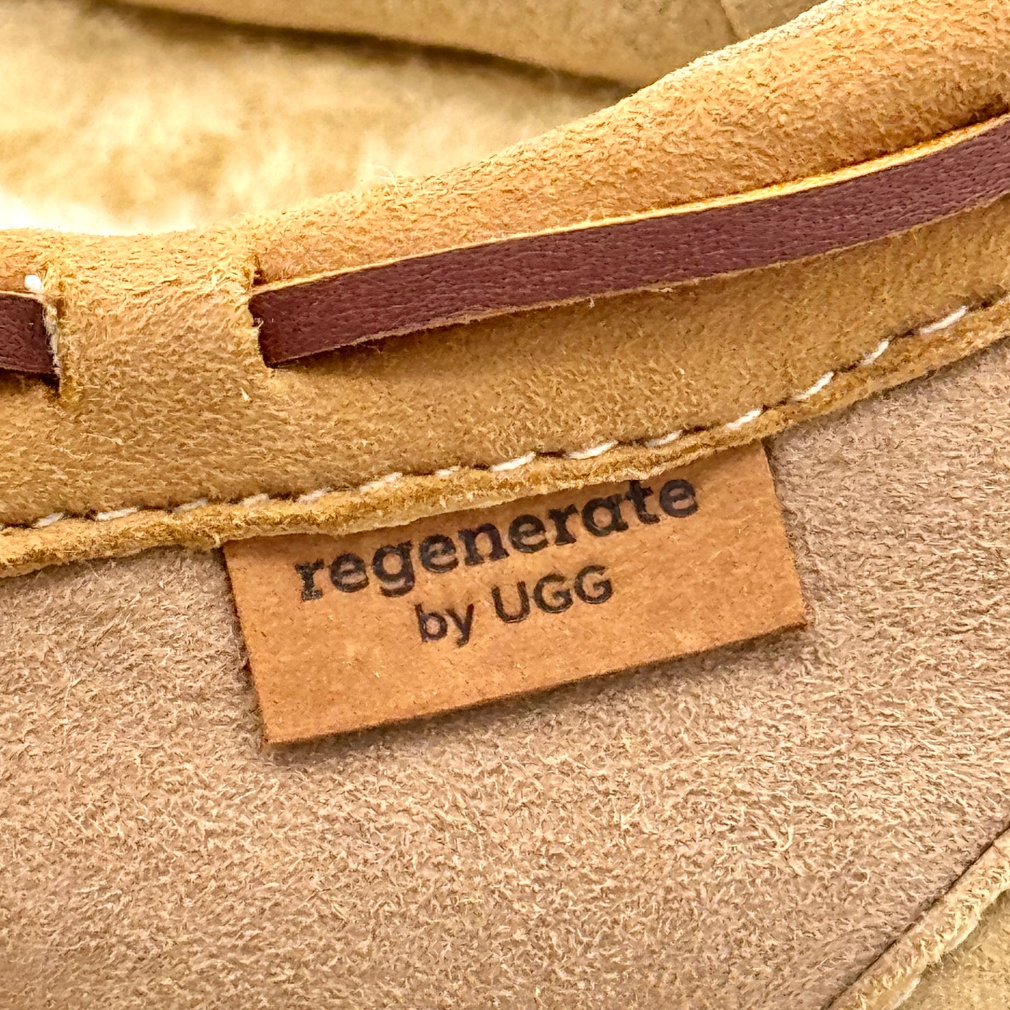 Ugg Tasman Crafted Slippers Regenerate Edition Unisex in Classic Sand Beige