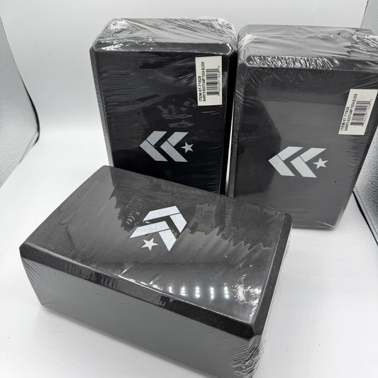 Barry’s Bootcamp BUNDLE (3) Yoga Blocks in Black with Logo in white