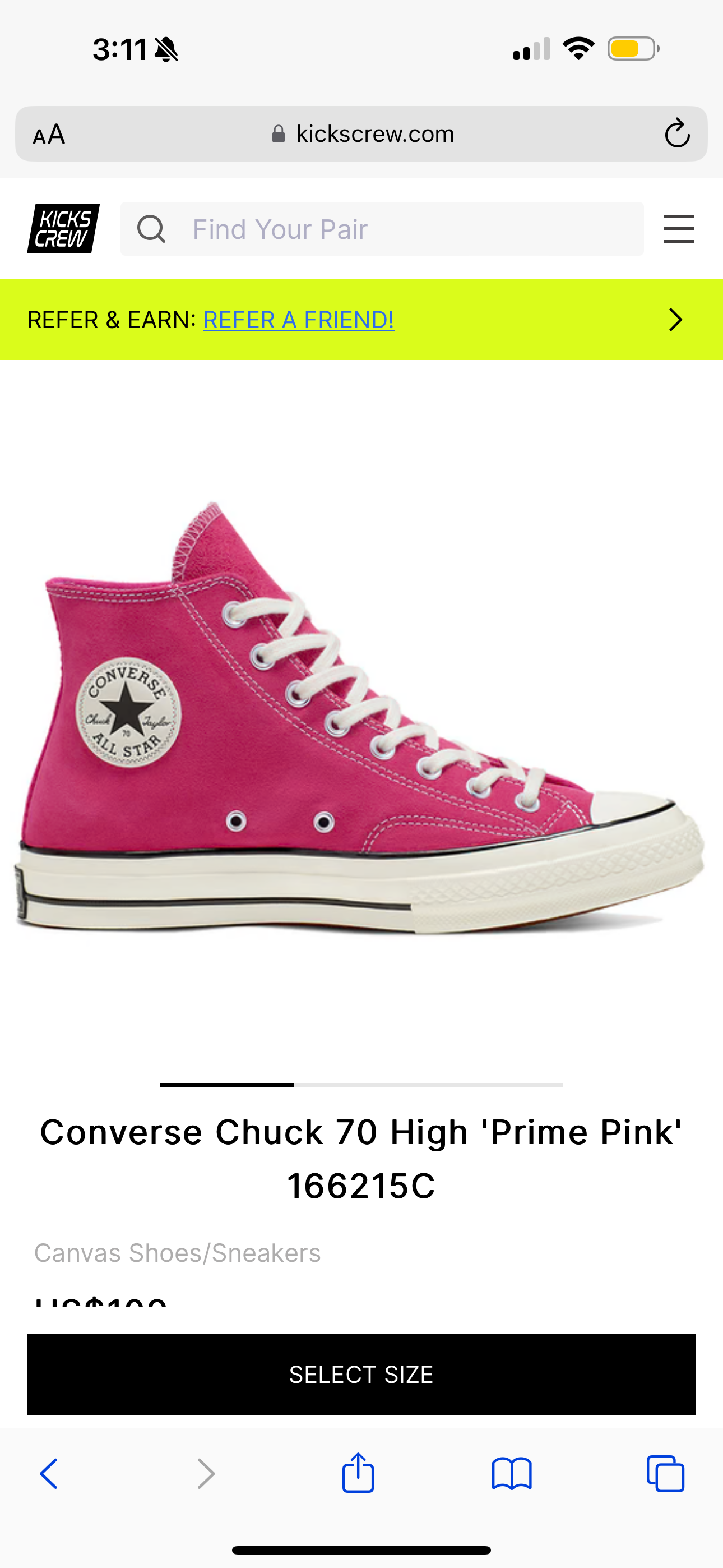 Converse Suede Chuck 70 Magenta Pink High Top Leather Sneakers Lace Up Shoes