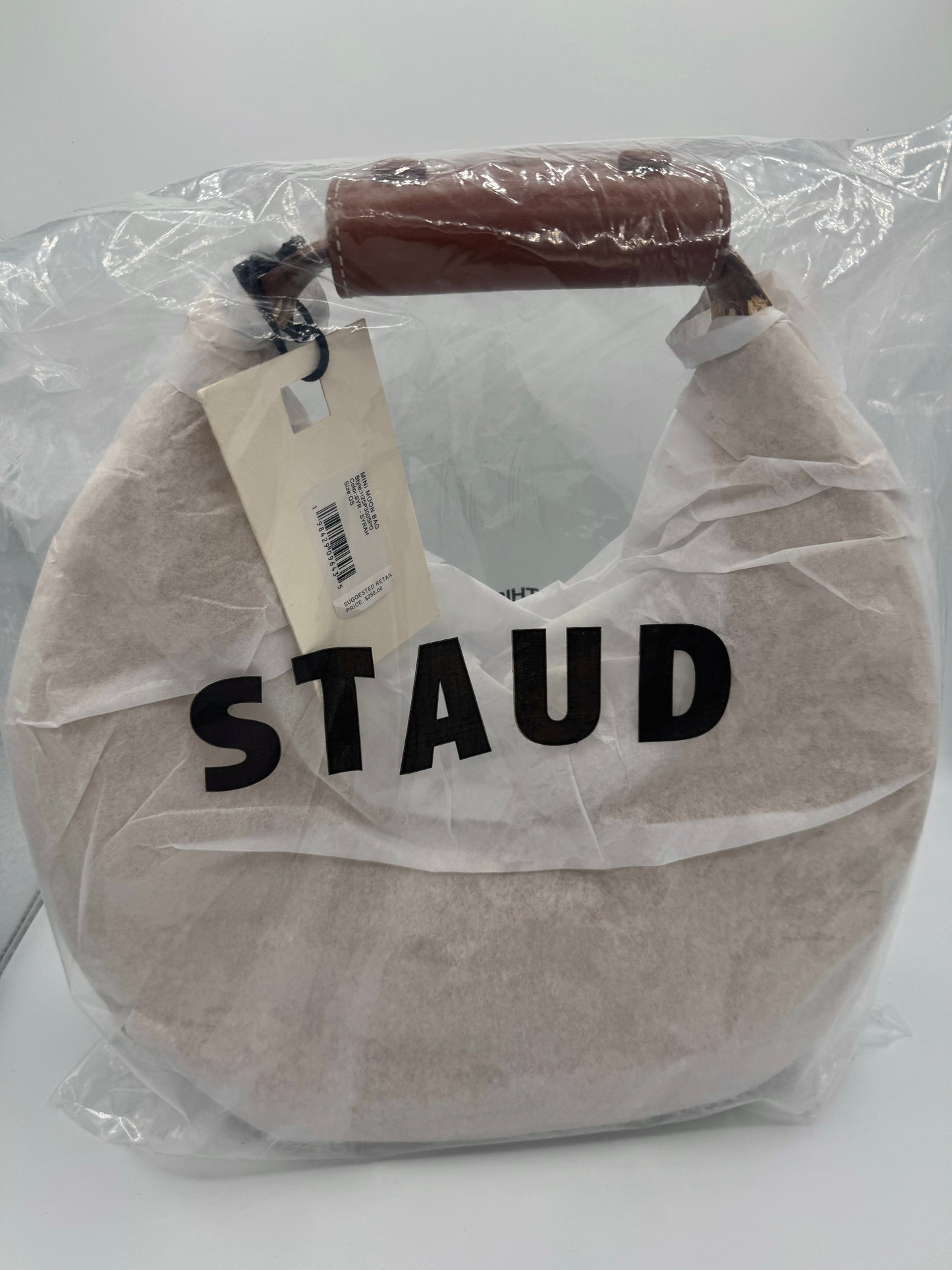 Staud Moon Bag - Natural Raffia