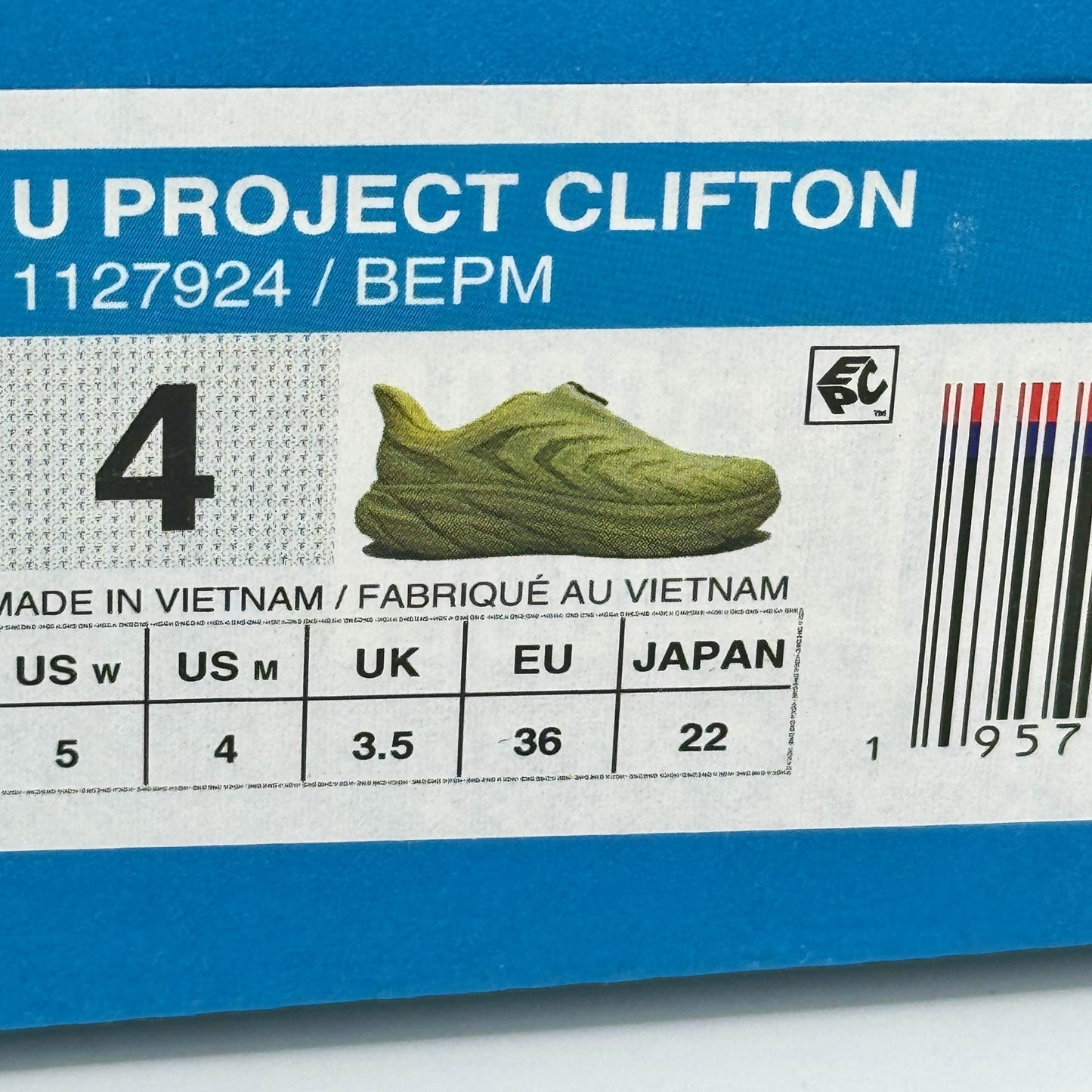 Hoka Project Clifton Butterfly Evening Primrose Unisex Sneaker Shoes BEPM