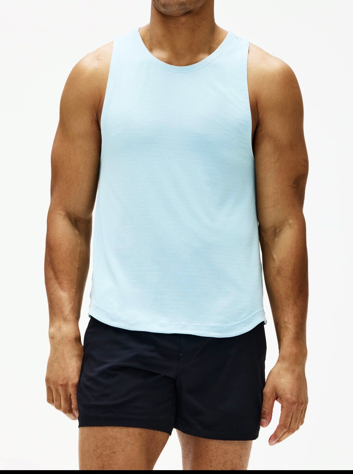 Lululemon License to Train Top , Mens Tank Top in Foam Cloud Blue
