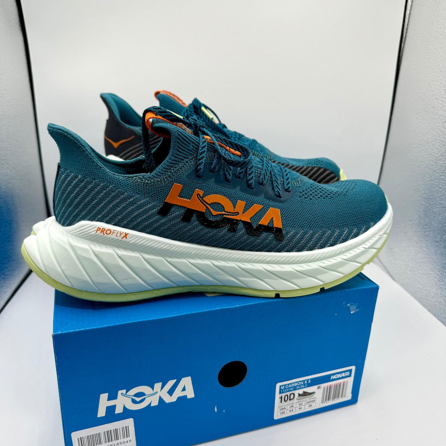 Hoka Carbon X 3 Running Shoes in Blue Coral Black , Hoka One One , Race X3