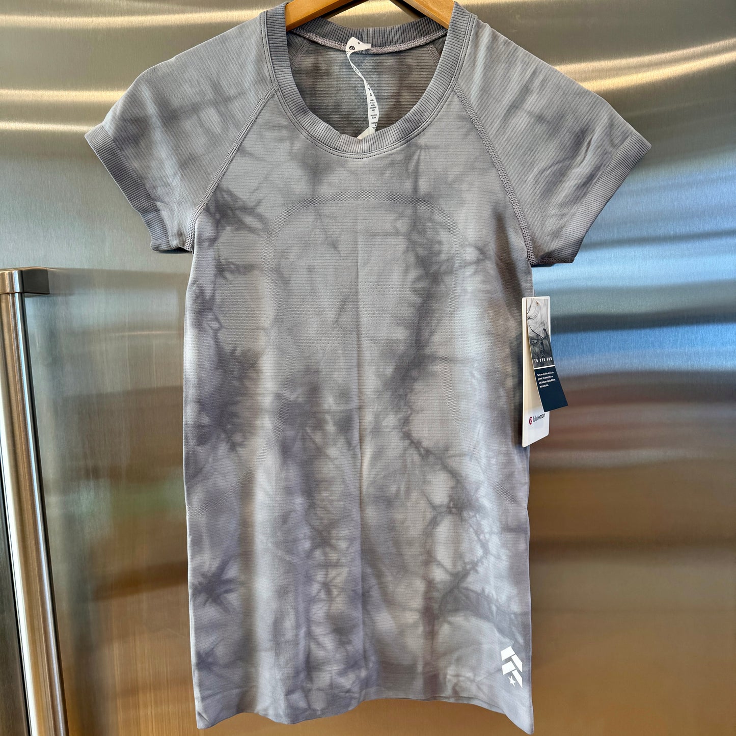 Lululemon Swiftly Tech Short Sleeve Shirt 2.0 Marble Dye Rhino Grey Athletic