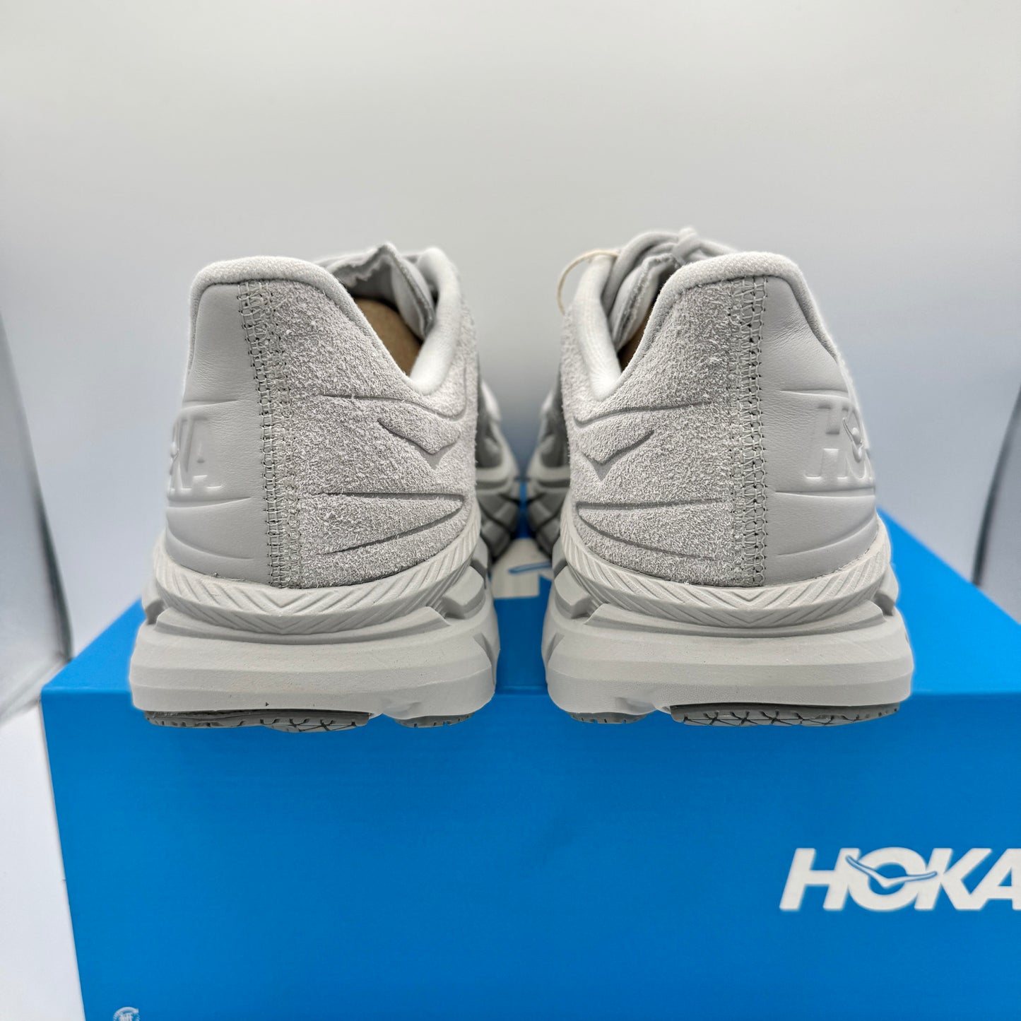 Hoka Clifton LS Grey Unisex in Stardust / Galactic Grey