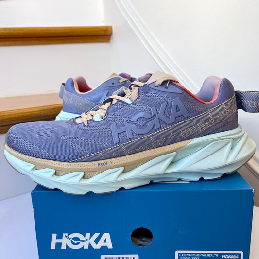 Hoka Elevon 2 Running Shoes Mental Health Sneakers Unisex Hoka One One Purple