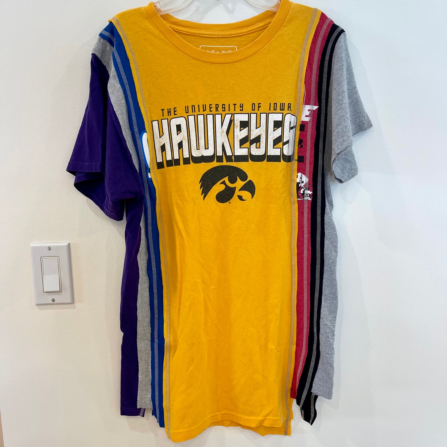 Needles 7 Cuts Shirt short Sleeve , vintage reconstructed college tee