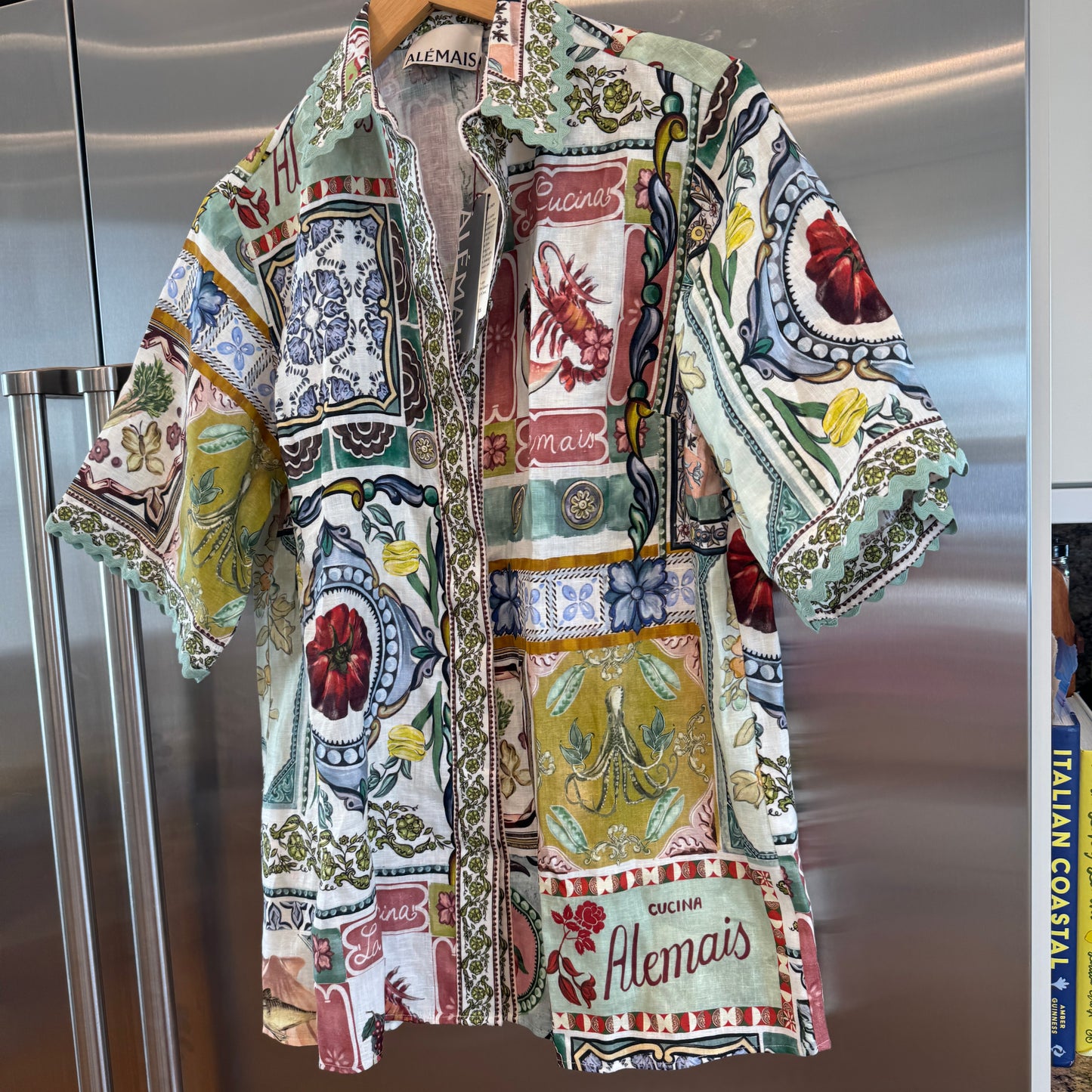 Alemais Tommasina Linen Button Down Shirt