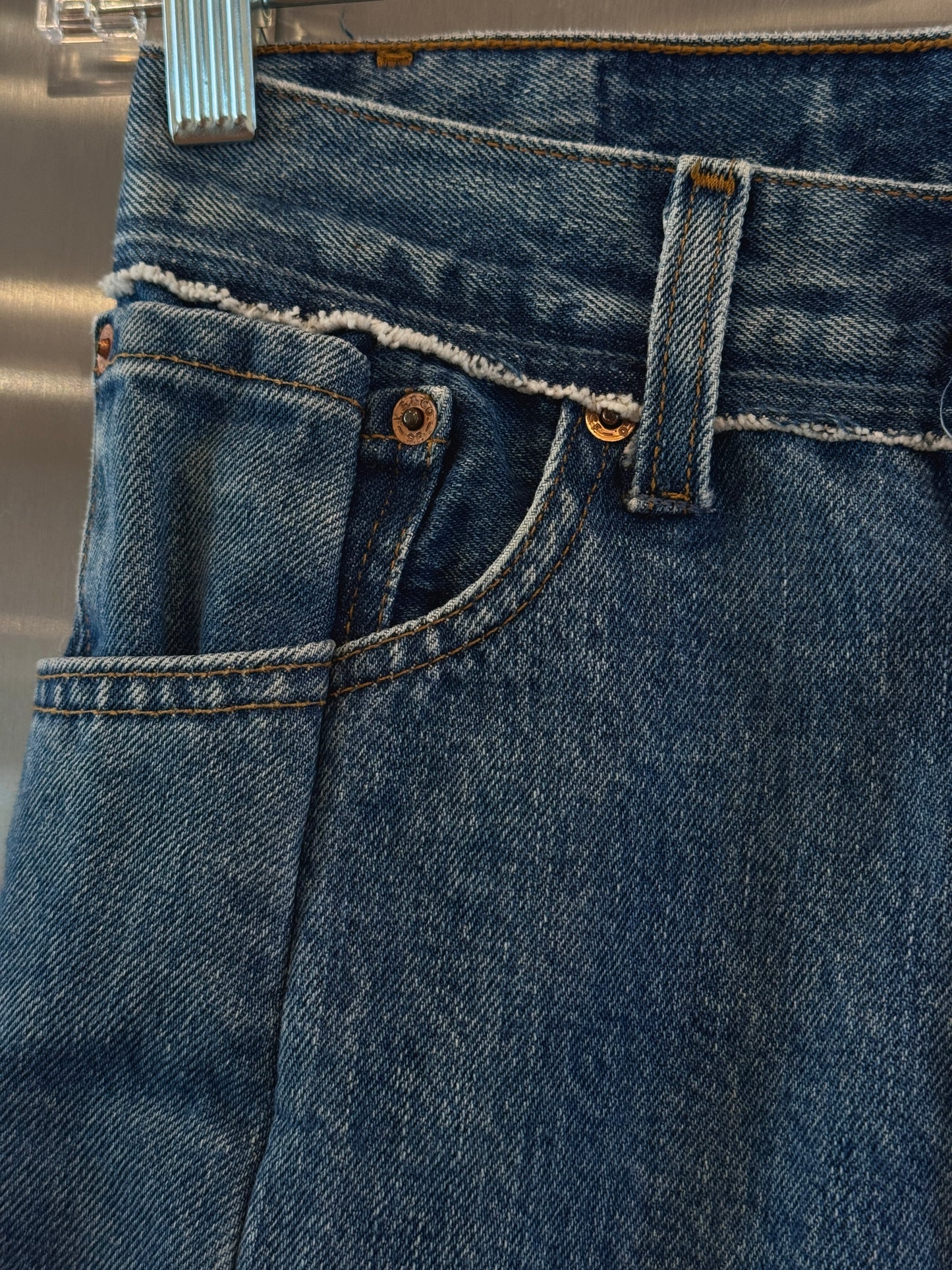 Vetements reconstructed denim pants Levi’s jeans denma size extra small womens