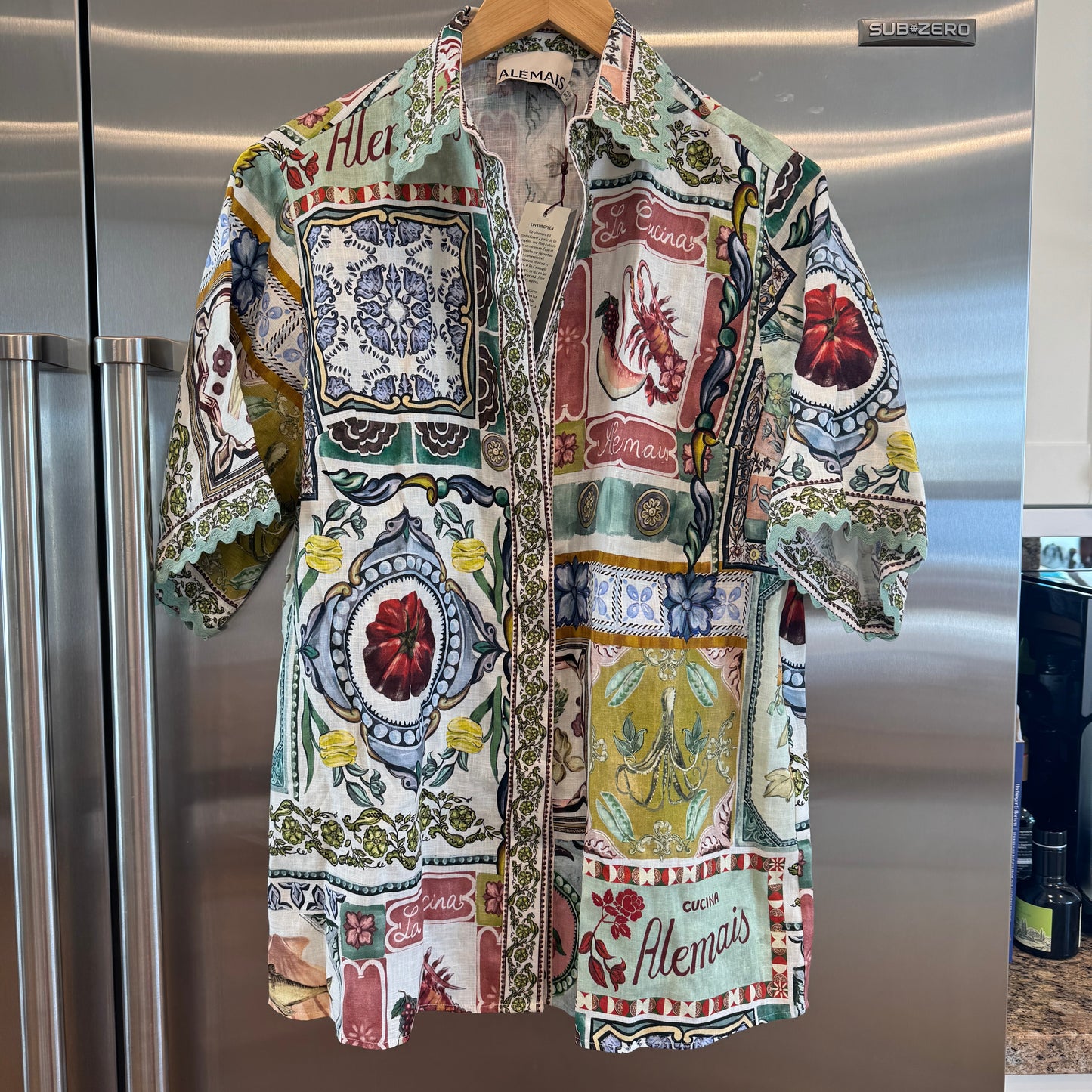 Alemais Tommasina Linen Button Down Shirt