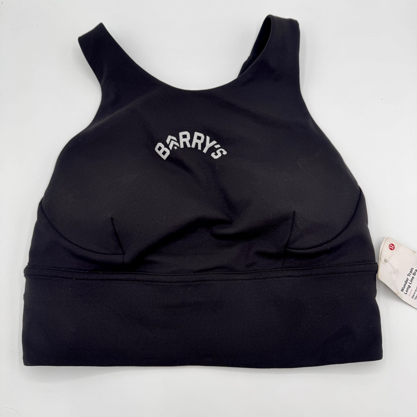 Lululemon Wunder Train Long Line Sport Bra x Barry’s Collab in Black