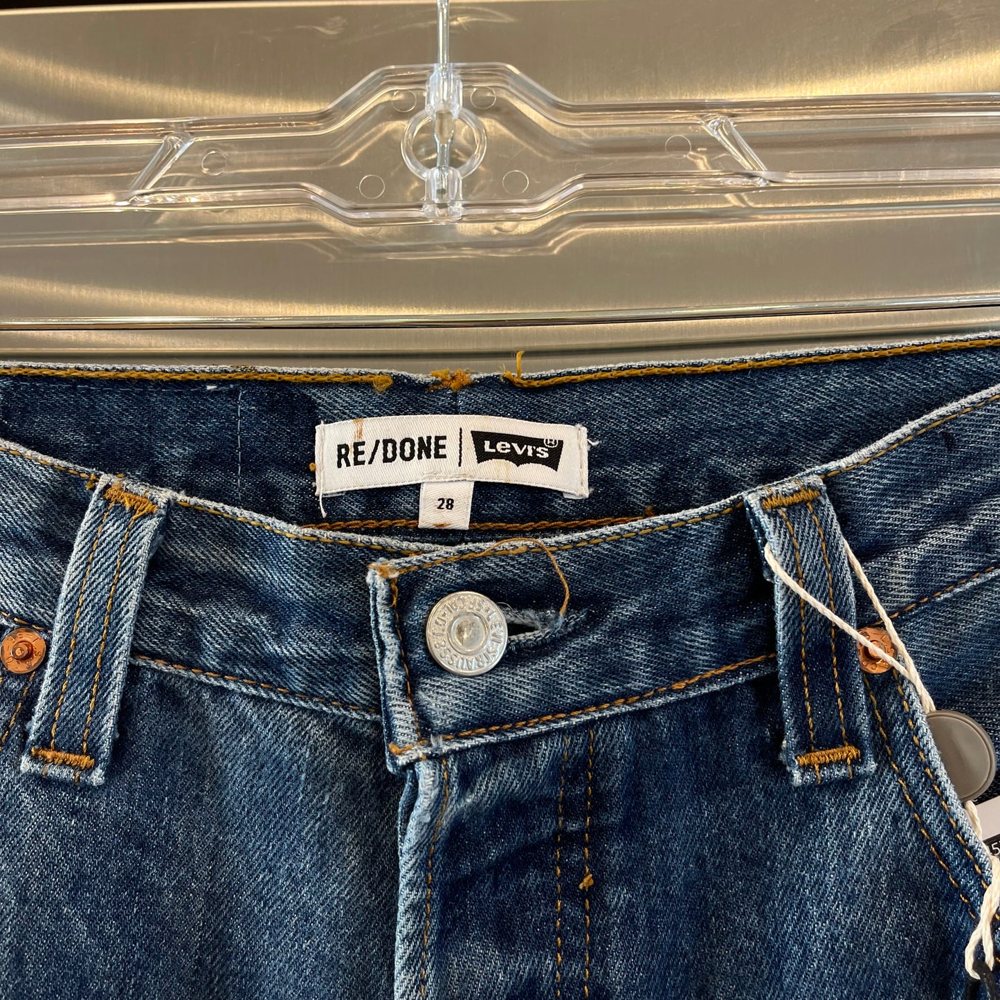 Levi’s x Re/Done High Rise Ankle Crop Jeans denim vintage sustainable jeans