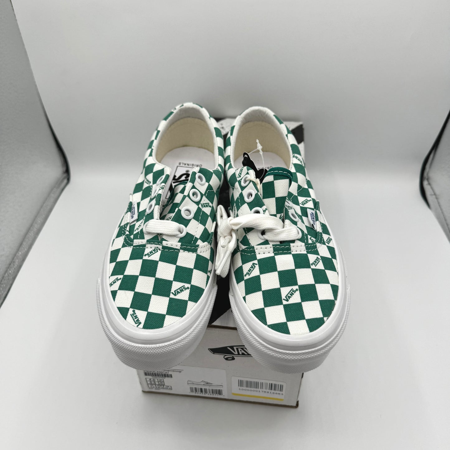 Vans OG Era LX Low Lace Up Sneakers green logo checkerboard classic sneakers