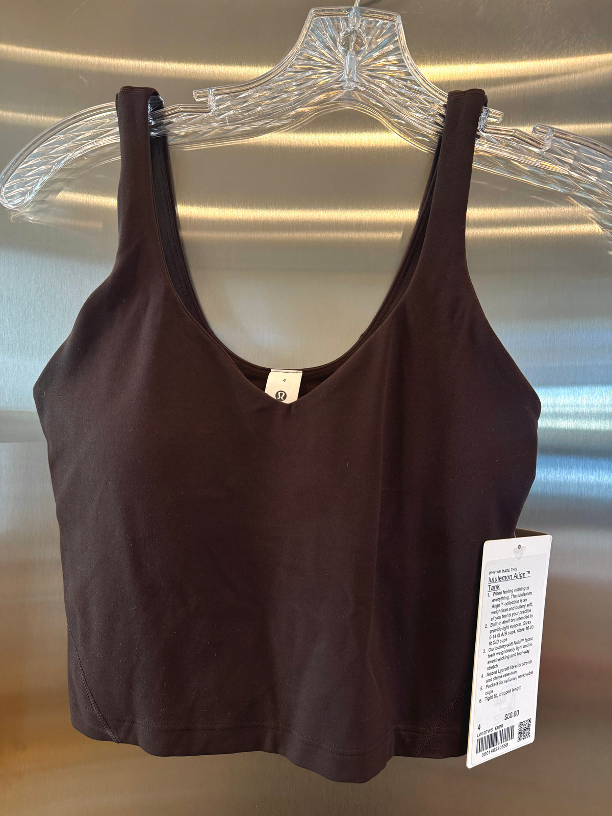 Lululemon Align Tank Top - Espresso Brown