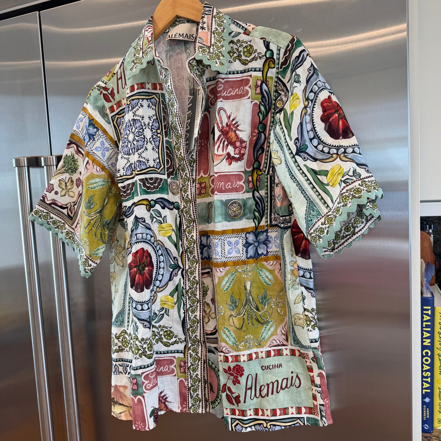 Alemais Tommasina Linen Button Down Shirt