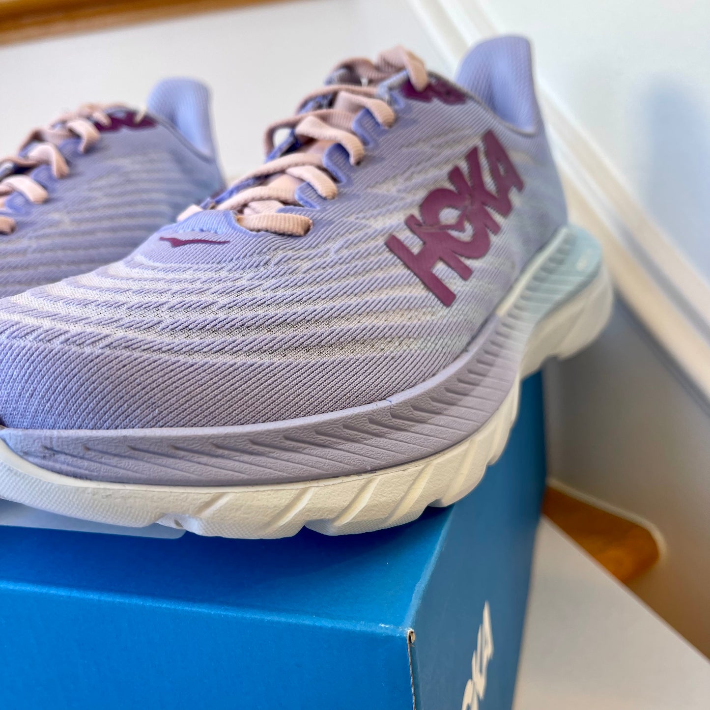 Hoka Mach 5 Running Shoes in Baby Lavender / Summer Song , Hoka One One