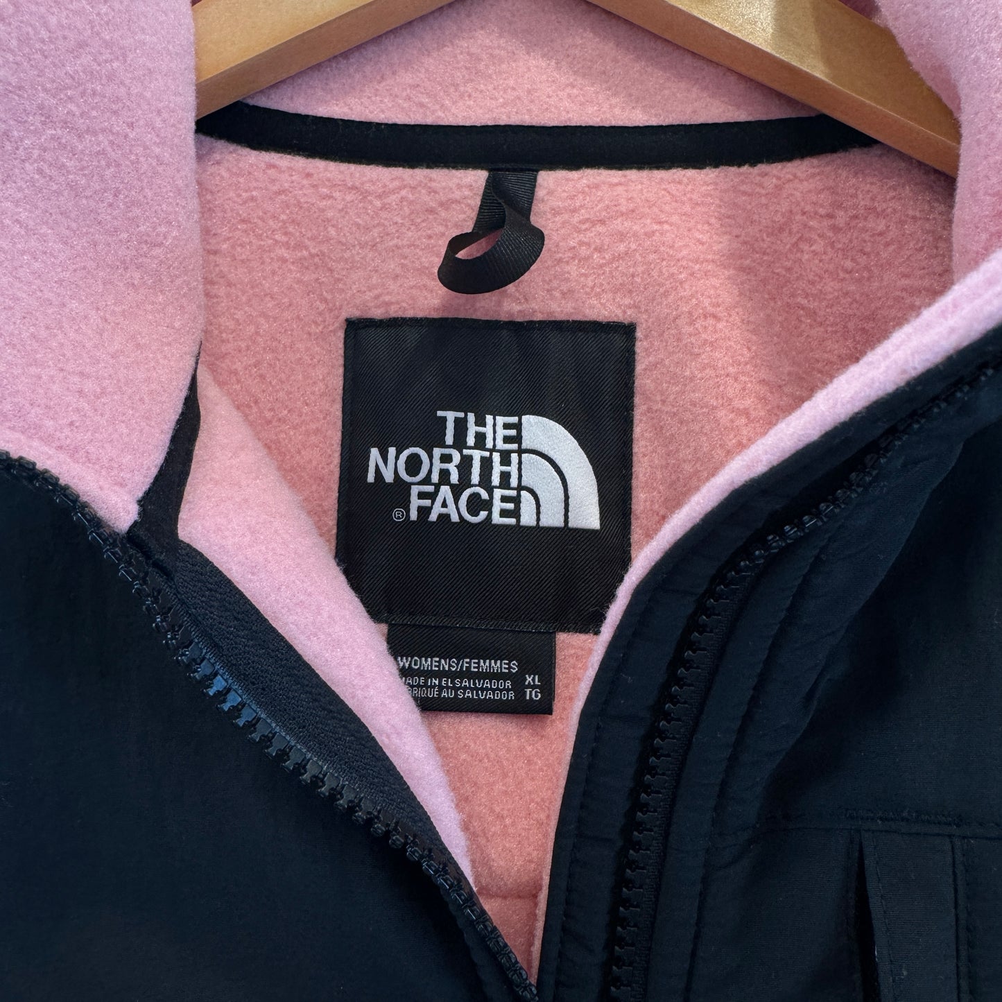 The North Face Denali Women’s Pink Cropped Jacket Pullover shady rose blush