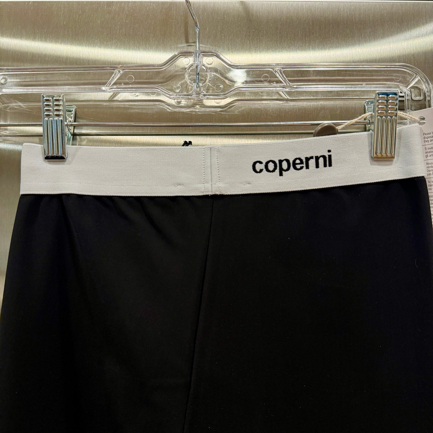 Coperni Branded Logo Leggings Black C+ Eurojersey Pants brand NEW