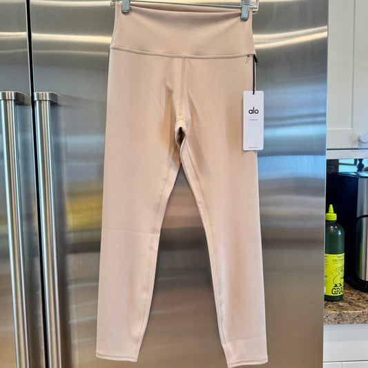 Alo 7/8 Airlift Yoga Leggings High Waist in Macadamia