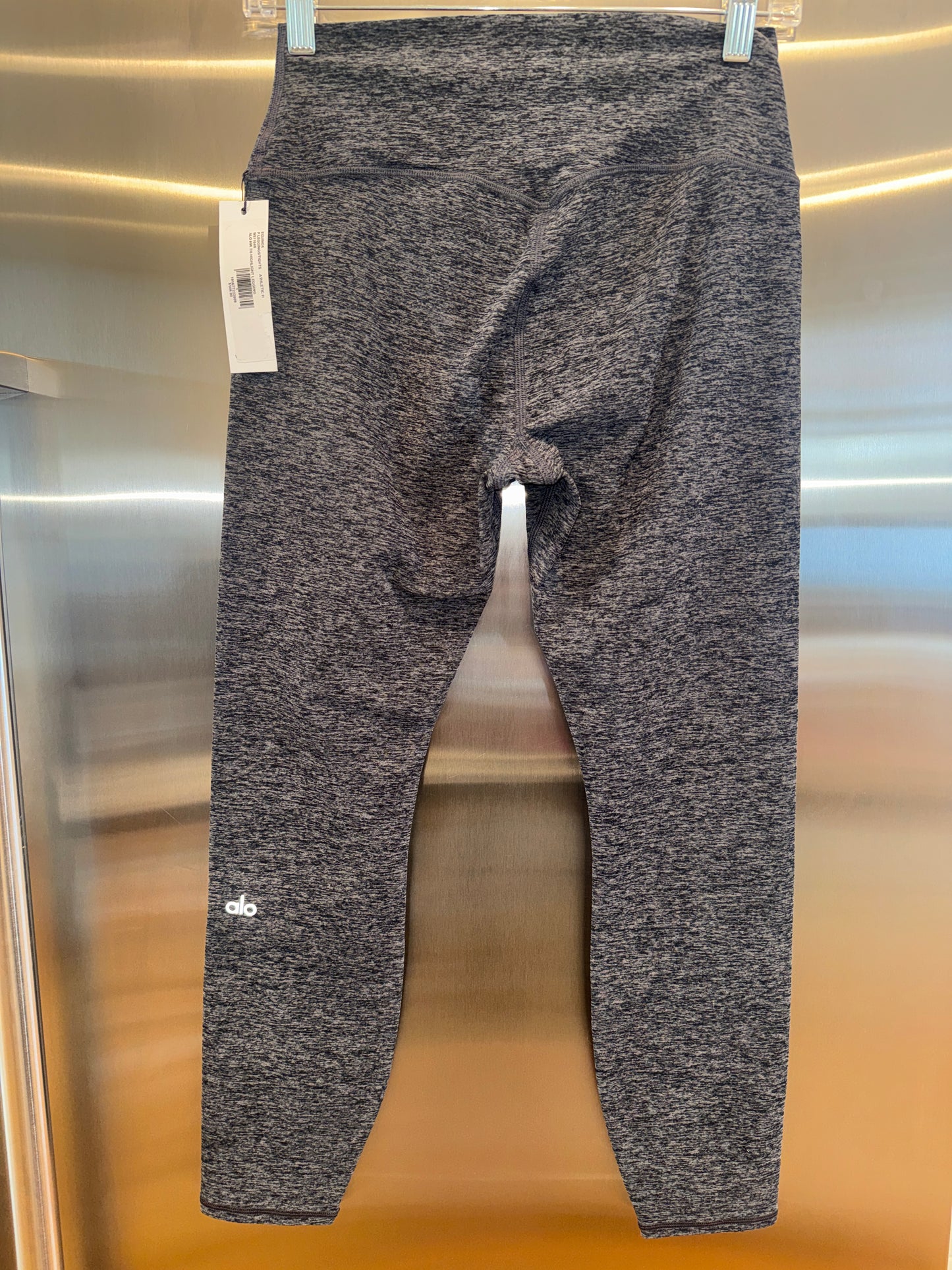 Alo Yoga Alosoft Highlight Leggings HW 7/8 Athletic Grey Heather