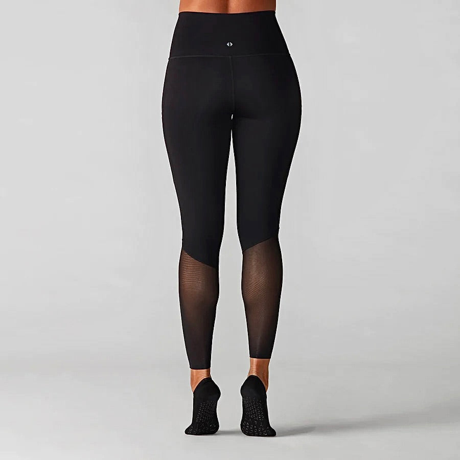 Tavi Eyelet Leggings Ebony Black Activewear Women’s Yoga Pants Brand NEW