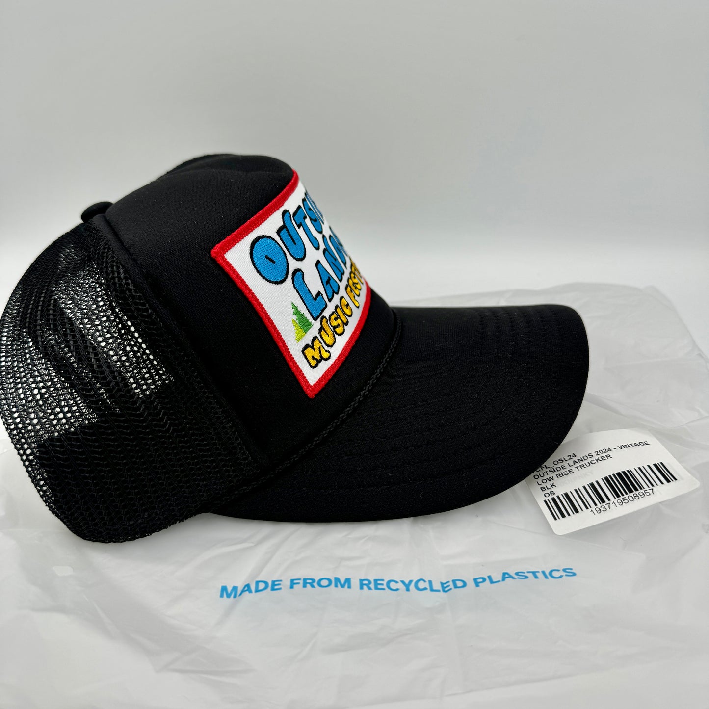 Aviator Nation Outside Lands Trucker Hat in Black