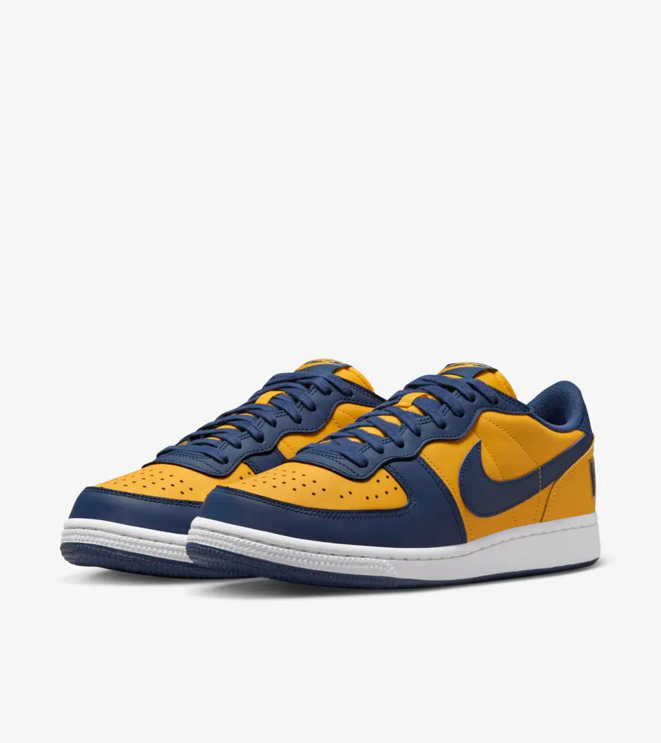 Nike Terminator Low in University Gold / Navy Blue “ Michigan “ Unisex Shoes