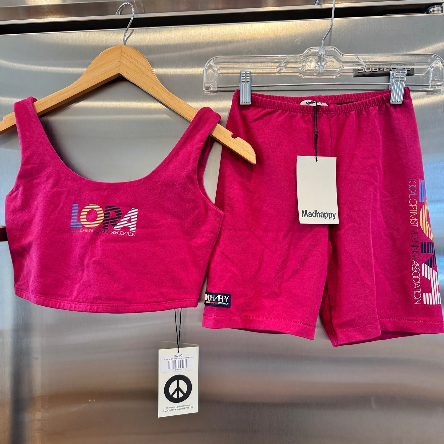 MadHappy Matching SET Local Optimist Run Club Matching Shorts and Top