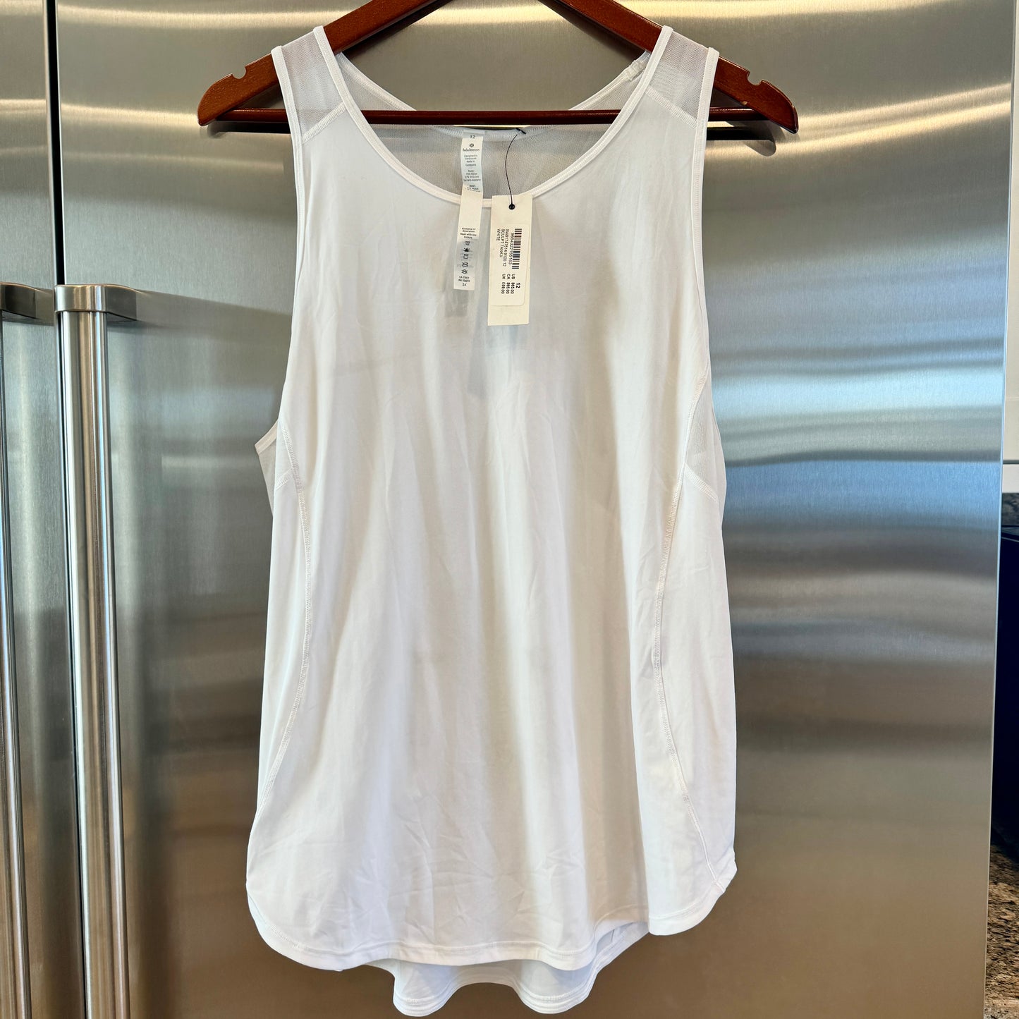 Lululemon Sculpt Tank Top II White Collab x Soul Cycle Discontinued Style