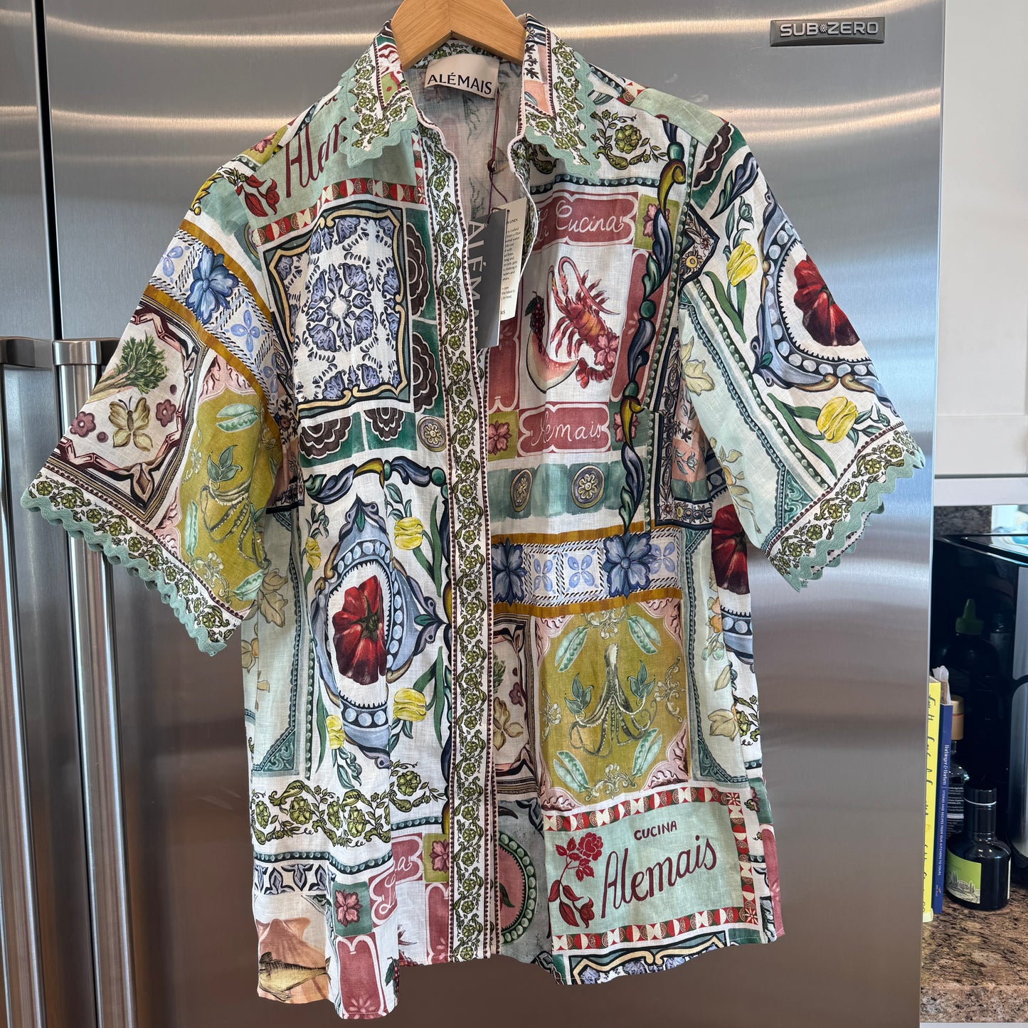 Alemais Tommasina Linen Button Down Shirt