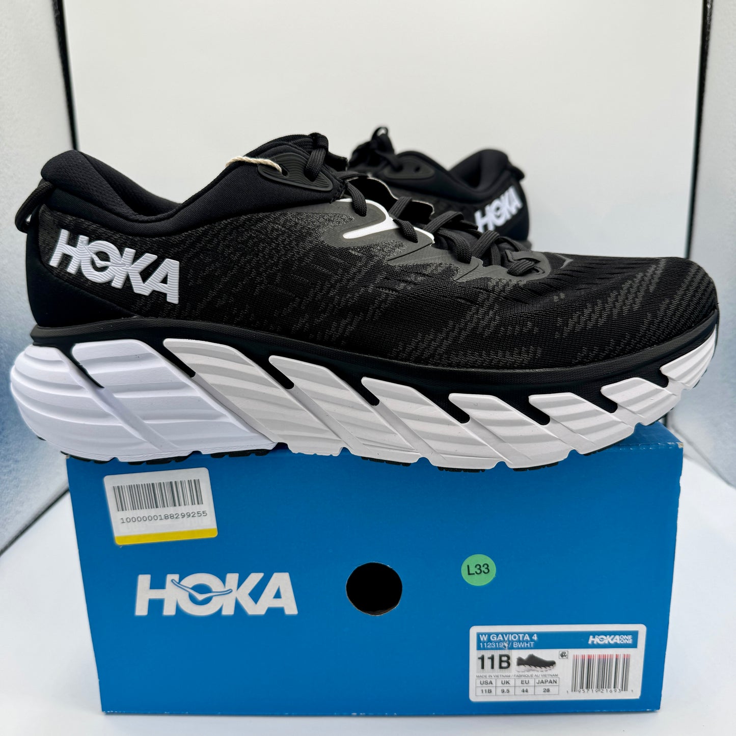 Hoka Gaviota 4 Women's Running Shoes black / white - cushioned