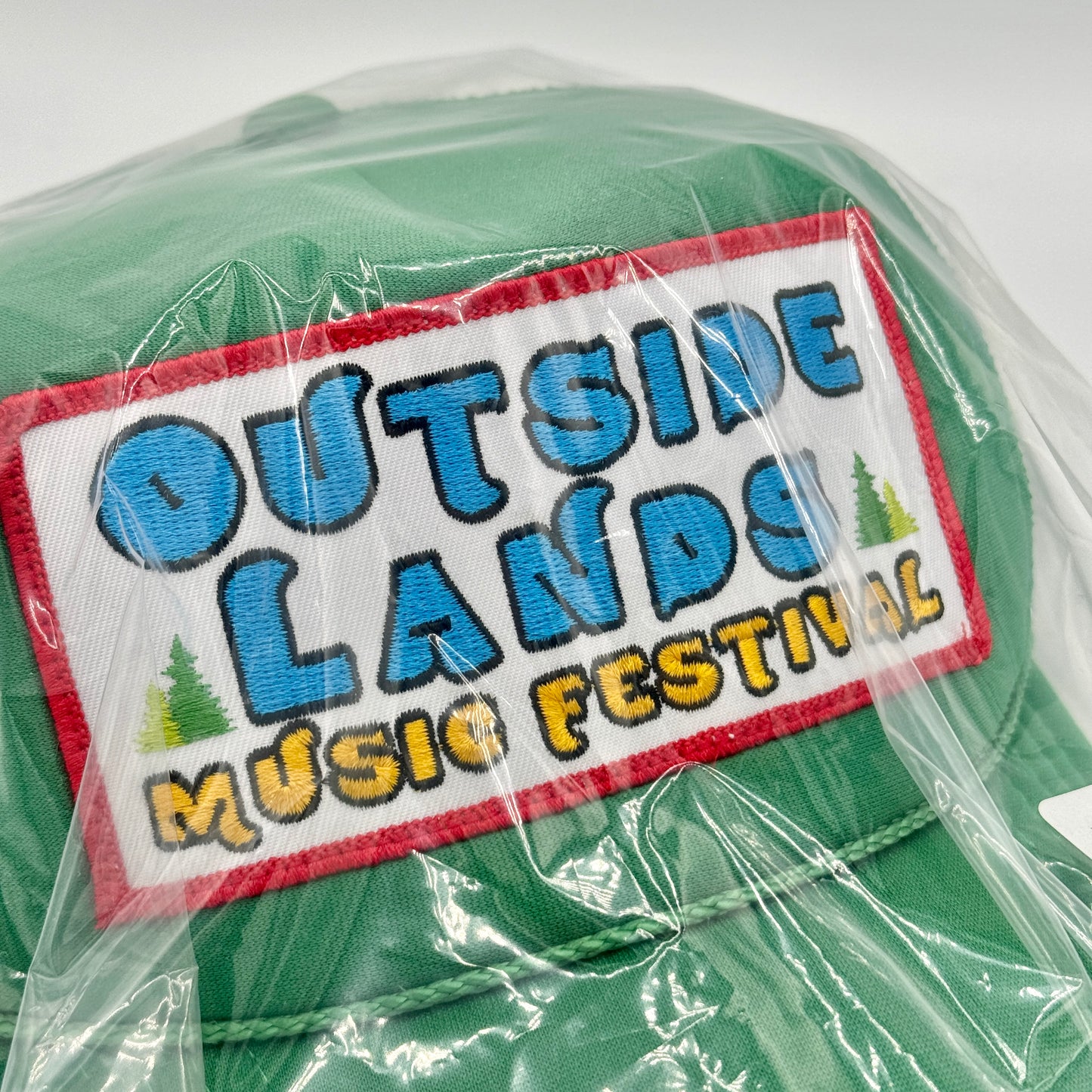 Aviator Nation Outside Lands Trucker Hat in Green Forest Kelly