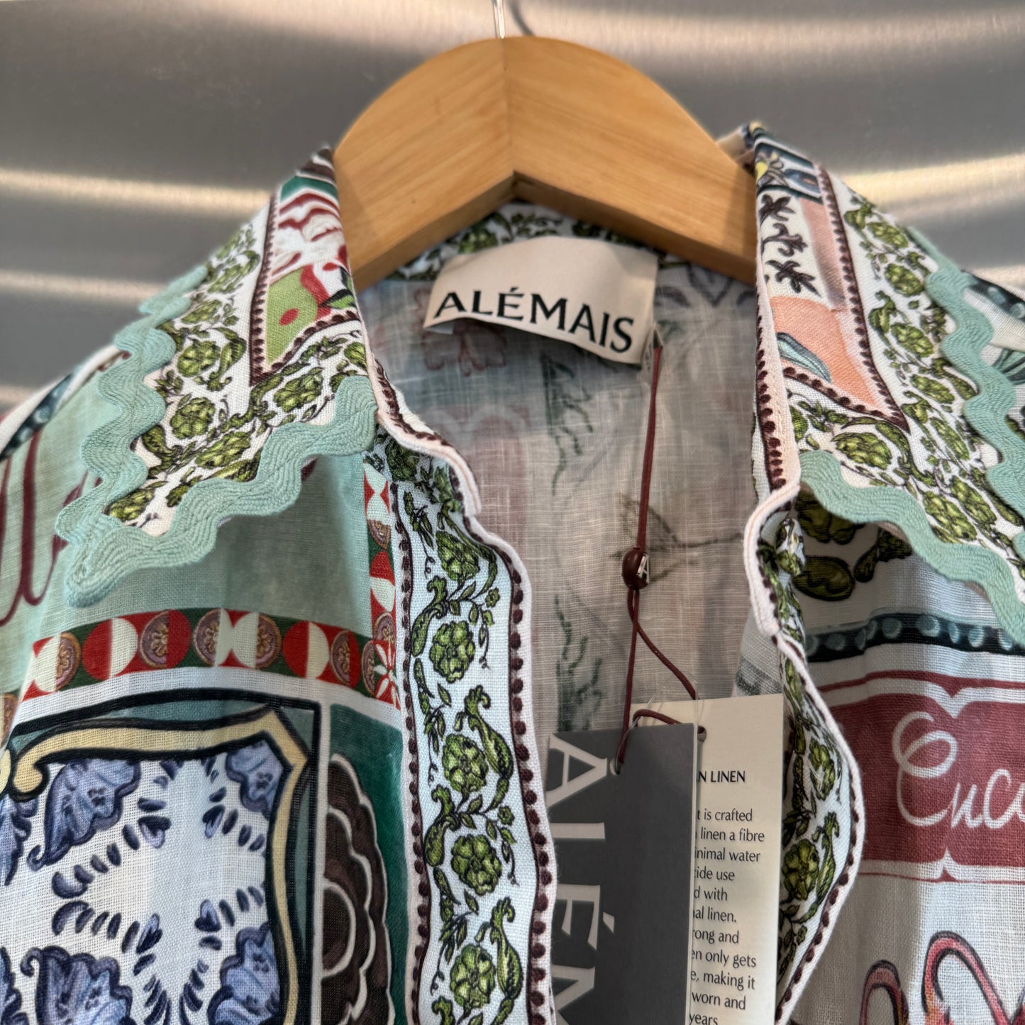 Alemais Tommasina Linen Button Down Shirt