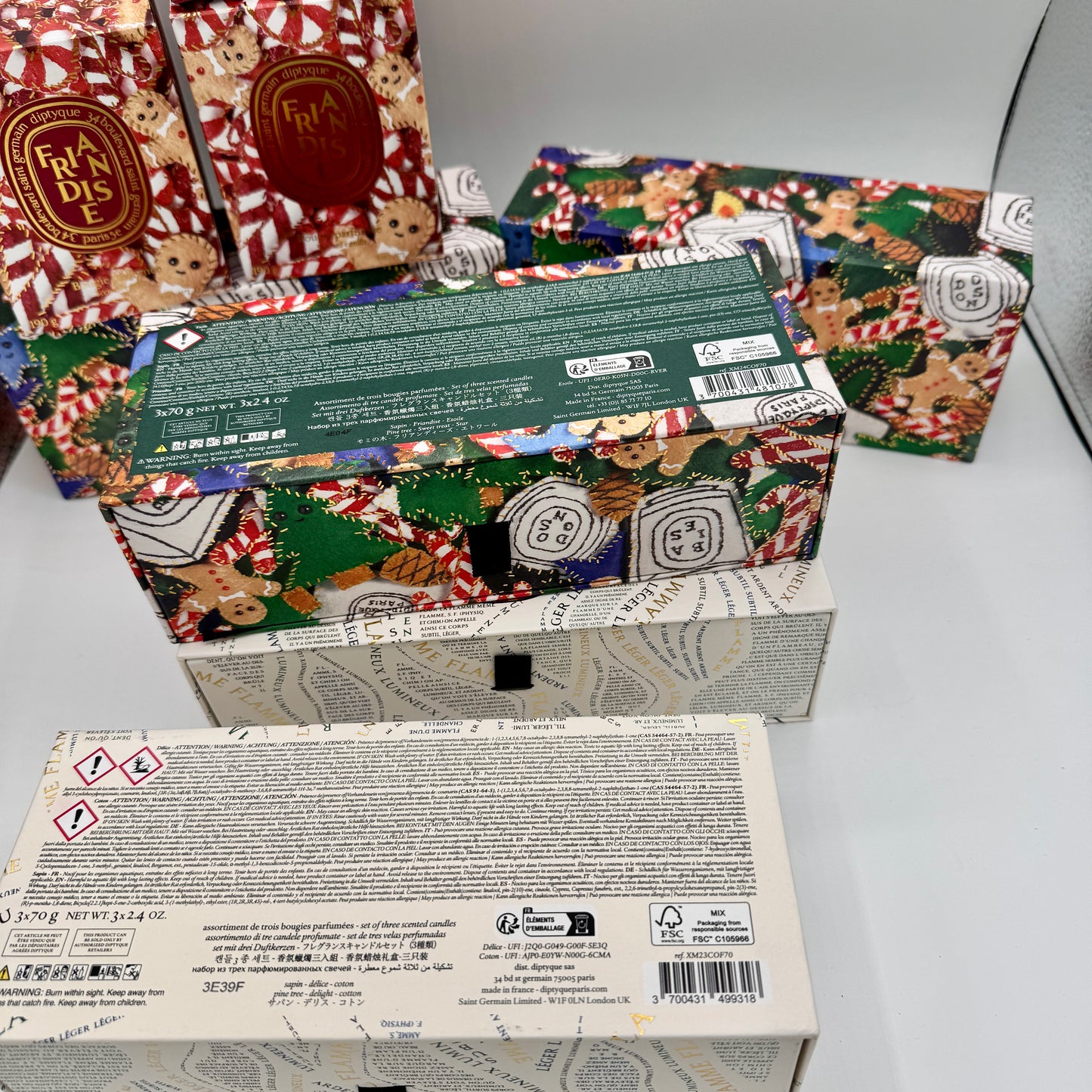 Bundle Diptyque Holiday Gift Boxes, 8 Boxes Total