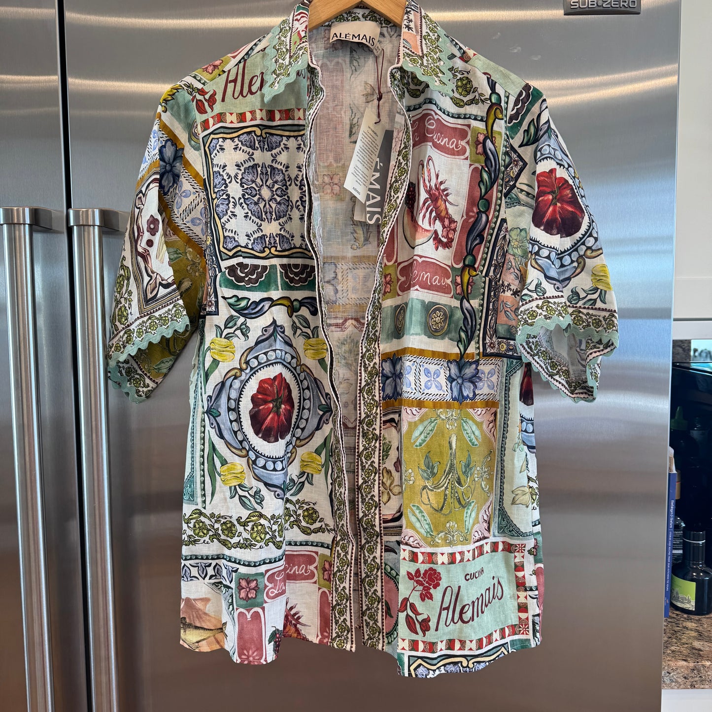 Alemais Tommasina Linen Button Down Shirt