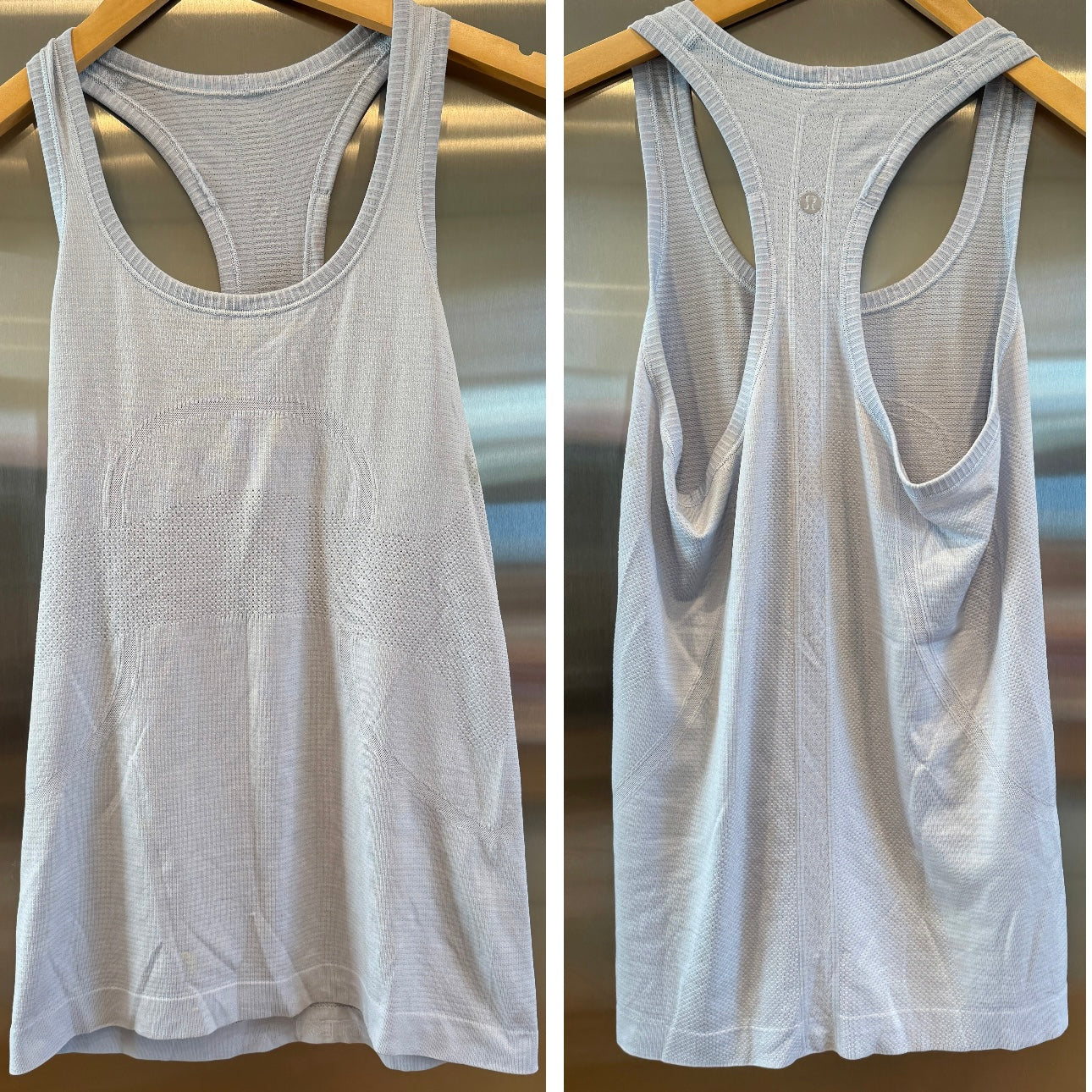 Lululemon Swiftly Tech Racerback Tank Top Caspian Light Blue Lightweight Pre-Owned