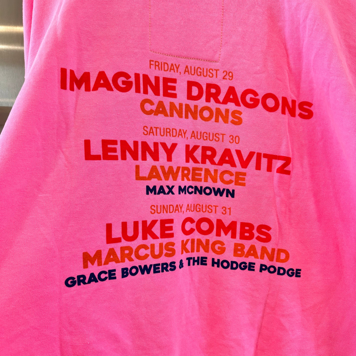 Aviator Nation Aspen Snowmass Jazz Music Festival Crewneck Sweatshirt - Neon Pink