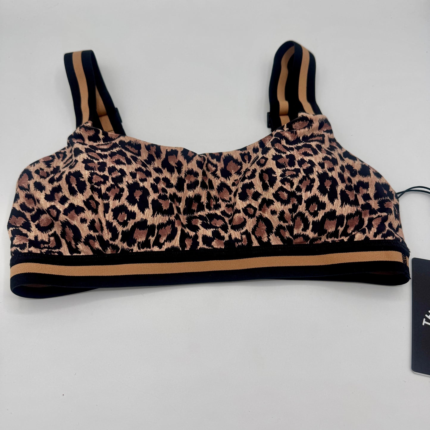 The Upside Ryker Nina Bra in Cheetah Leopard Brown Black