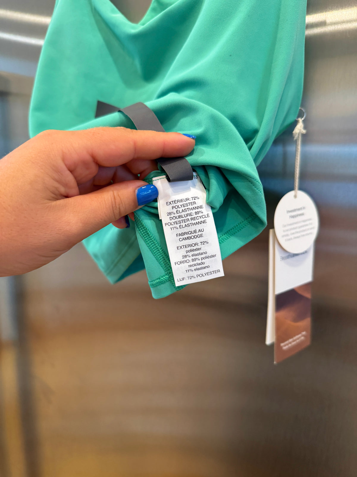 Vuori SL Dynamic Tank Top in Light Bergamot Green
